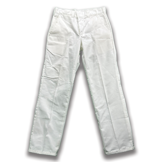 (32x33) White Big Bill Trousers